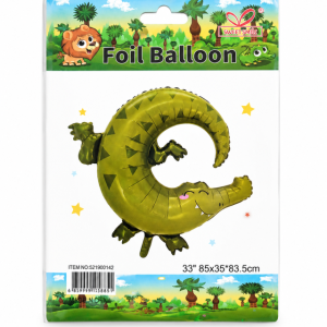 BALLON-ALUMINIUM-CROCODILE