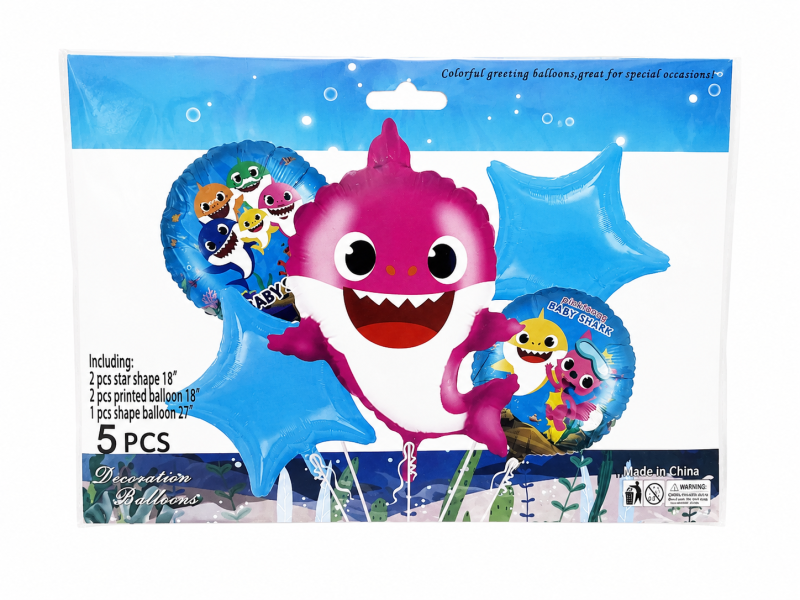 BALLON-ALUMINIUM-PQTX5-THEME-BABY-SHARK