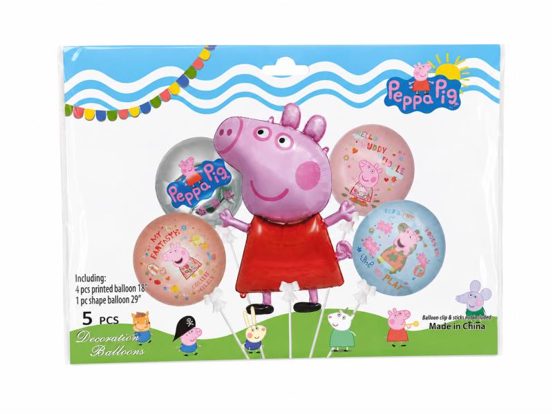 BALLON-ALUMINIUM-PQTX5-THEME-PEPPA-PIG