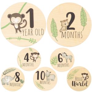 CARTE-ETAPES-POUR-PHOTOS-12-PREMIERS-MOIS-BEBE-THEME-JUNGLE