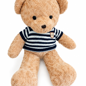 PELUCHE-OURSON-80CM-HAPPY-EVERYDAY-GARCON