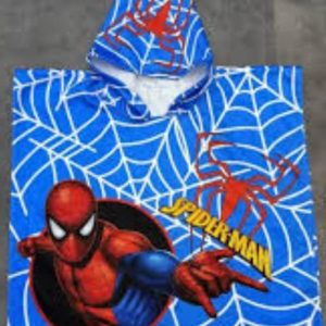 CAPE-DE-PLAGE-CAPUCHE-ENFANT-SPIDERMAN