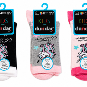 CHAUSSETTES-PQTX1-LICORNE