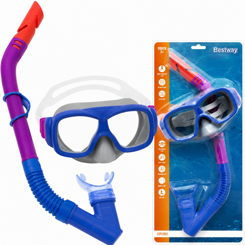 ENSEMBLE-MASQUE-ET-TUBA-BESTWAY-ROUGE-BLEU-MAUVE-2