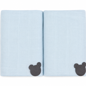 LANGES-BEBE-GAZE-DE-COTON-MUSLIN-PQTX2-BLEU-BIIBABY
