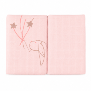 LANGES-BEBE-GAZE-DE-COTON-MUSLIN-PQTX2-ROSE-BIIBABY