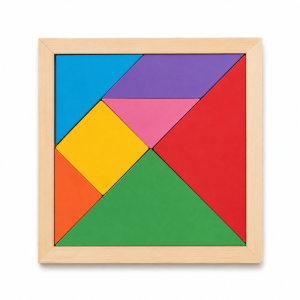 PUZZLE-TANCRAM-CARRE-145-CM-MULTICOLORE