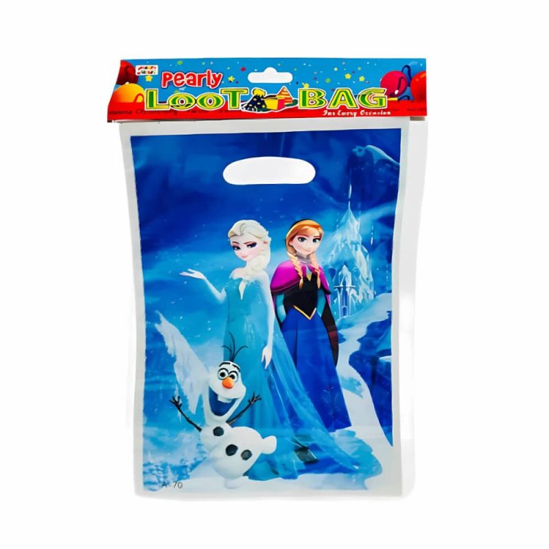 SACHETS-ANNIVERSAIRE-PLASTIQUE-REINE-DES-NEIGES-23X16CM