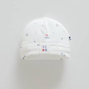 BONNET-BEBE-BLANC-ETOILES