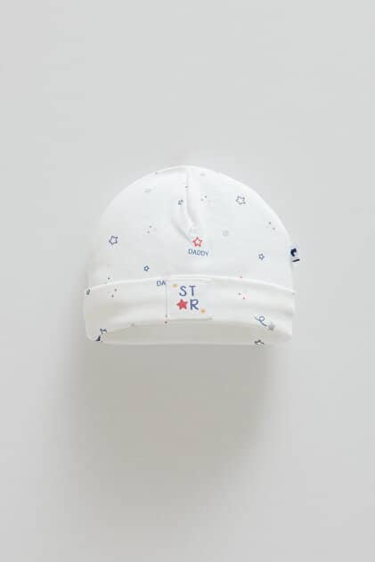 BONNET-BEBE-BLANC-ETOILES