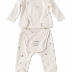 ENSEMBLE-BEBE-0-3-MOIS-6PCS-CARAMELL