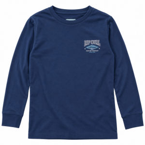 TSHIRT-MANCHE-LONGUE-BLEU-FONCE-RIP-CURL-T10-ANS