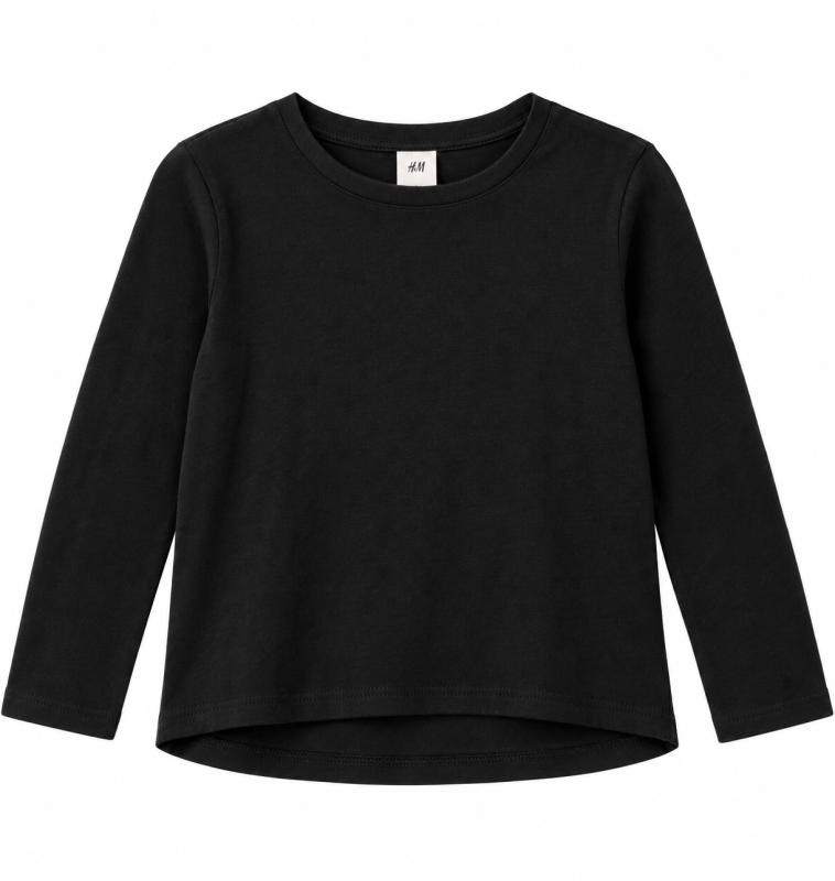 TSHIRT-MANCHE-LONGUE-NOIR